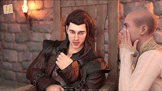 Hot amateur visual novel with big tits and a focus on that ass