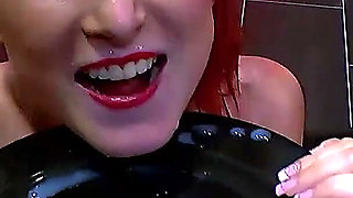 Redhead Slut Gets Drenched in Massive Ggg Bukkake