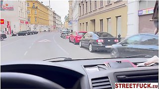 Traveling Horny Couple Offers Creampie To Taxi Driver