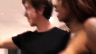 Pregnant Ebony Kayla Ivy Gets Threesome Fucked