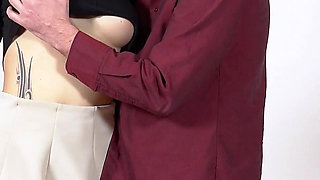 Pussy gaping and fingering of horny pornstar Barbara Bieber