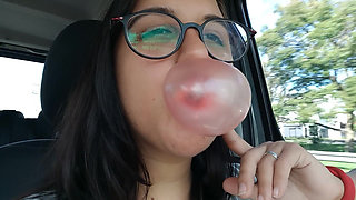 Doing Big Bubbles Next to My Uber Driver - Bunny Looner