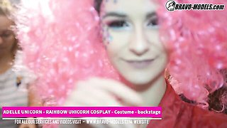Unapproachable Adelle Unicorn and Adelle's behind the scenes video