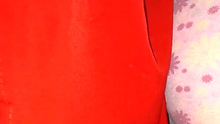 Big-ass Woman Touches a Stranger's Cock