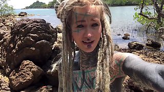 Beach Tattooed Naked Bitch Public Anal Big Toys, Solo Gape, Motorbike Ride