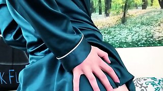 Amateur striptease and Solo masturbation