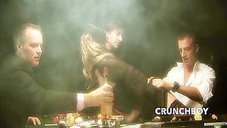 Whore Sexy Big Boob Fucked Bareback By Anal And Cremapied By His Friends Big Cocks 33