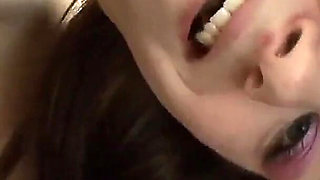 She is eighteen and Angel Cakes a slut with a shaved pussy enjoys a cock inside her pussy