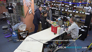The MILF with the skis (CzechPawnShop)