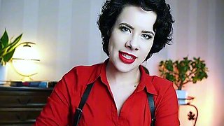 Madame Juliette After Class Spank Me Teacher Leather Gloves