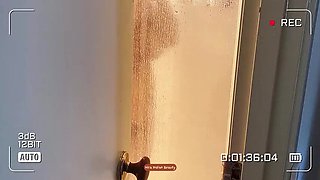 Step Mom Big Ass Shower Show - Caught Step Son Peeping & Seduced Him Nude