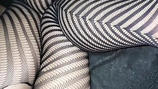 Hot bhabhi desi aunty milf stepmom wearing fishnet stocking fucked good