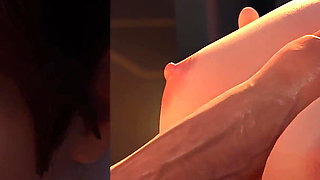 Tracer Beach Blowjob and Condom Fuck & Wild Anal Riding and Titfuck Cumshot - 3D Overwatch Animation