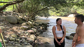 Mysterious Magic Goblin Makes Me Fuck My Fat Stepsister in Exchange for Letting Us Out of Her Magical River