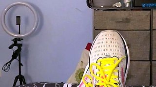 Smelly Gym socks and feet after working out