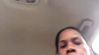 Mature ebony beauty pleasures herself passionately with sensual toys outdoors