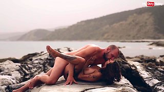 German Amateur Couple Enjoy Sensual Fuck Outdoors At The Beach German Amateur Sex With Deutsche Amateure