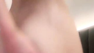 Horny japanese teen oiled and toyed