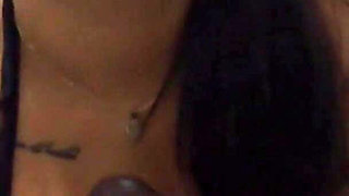 Been Practicing Deepthroating with Using My Dildo Wishing It Was U to Bite U Dick & Suck White Milk Swallowing It Fast