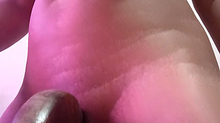 Masturbating in a chair