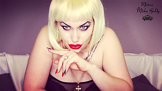 I will make you eat your sperm, but after you hold it in your mouth for a certain time