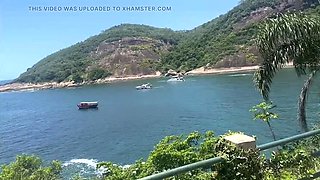 Amateur Brazilian Lesbian Beach Sex - Wife and Friends Naked on Public Beach