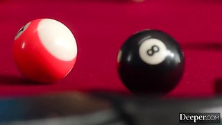 Blake Blossom In Hot Blonde With Big Boobs Gets Destroyed By Bbc After Losing Pool Game