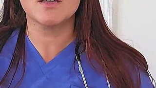 Sexy Homewrecking Nurse Reluctantly Fucks Married Doctor POV