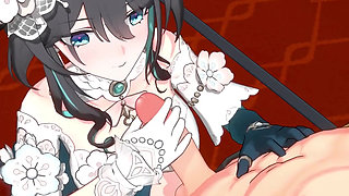 Honkai Star Rail - Ruan Mei X Caelus Passionate Sex - 3D Hentai Animation