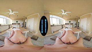 You Fuck The Slutty Babysitter Over the Kitchen Counter -