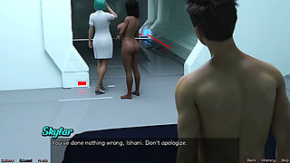Stranded in Space - Hot Busty Ebony MILF Plays with Her Pussy and Begs Me to Fuck Her in Her Bed