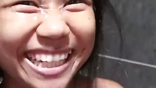 Cumpilation No. 3, the biggest cumshots on an 18-year-old Asian girl