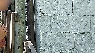 Shower Doesn't Work, Married Woman Asks Farm Caretaker for Help Using Just a Towel and Pays with Sex
