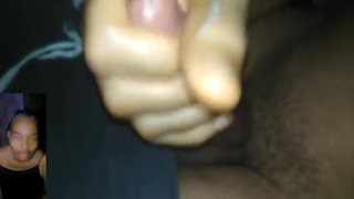Virgin Masturbating On A Video Call
