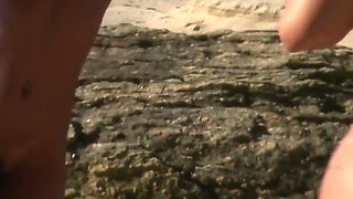 Katharine Madring and Carol Fenix on the Hor Beach Having Lesbian Sex