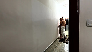 My Stepfather Has Dry Humping with Me and Masturbates Me in the Hallway.