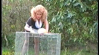 Young French Maid Outdoors