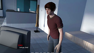 Away From Home 39 - Liam Fucks Eva in Front of Cody and Creampies Her