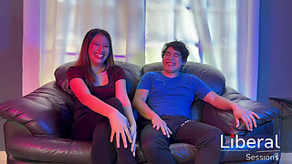 Couple of Friends Fulfill Their Fantasy of Having a Threesome