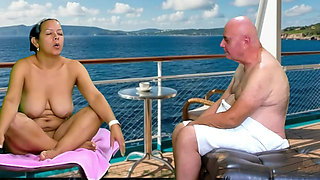 SEX BOAT RIDE ON THE SEA WITH ADAMANDEVE AND LUPO