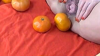 Tangerine Solo Mature Hairy Pussy