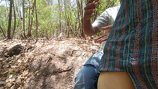 Unexpected experience in forest outdoor