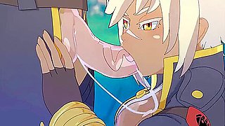 Big Blast Fury ( Hentai ) - Busty Blonde Get Fucked Outdoor With Car Toon