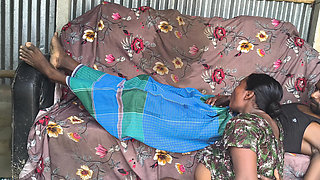 Housewife Massaged with Oil on Her Head and Fucked Her Fucking Sex