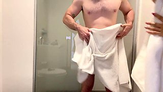 Behind the Scenes with 19 Year Old Teen with Huge Natural Tits, Dafne Michelle, and Andres Acosta