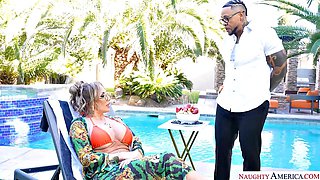 Big-Tits MILF Richelle Ryan Yields to BBC in Husbands Absence