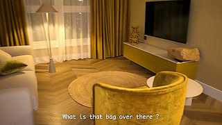 A Pretty Russian Teen Fucked And Cummed For Hours For Squatting In My Friend's House For Months !!!