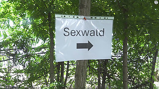 Lena Desire Tied to the Sperm Tree in the Sex Forest