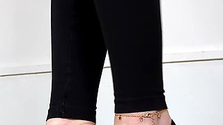 Shoe Collection: Summer Cork Platform Wedge Sandals - Dame Olga (4k) (655)