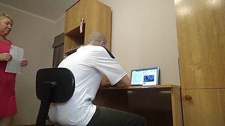 Fucked the secretary in the pussy at work